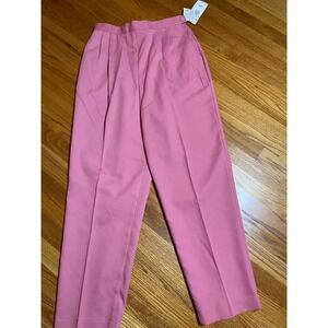 Vintage Separate Impressions Women's Size 16 Regular Pink Pleated Pants NWT